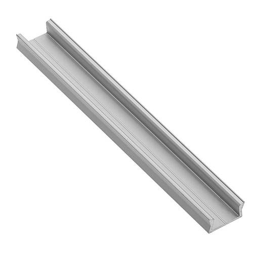 Профиль накладной PA-GLAXMNK-AL 14*7*2000 алюминиевый для светодиодной ленты MINI, серебристый — купить оптом и в розницу в интернет магазине GTV-Meridian.
